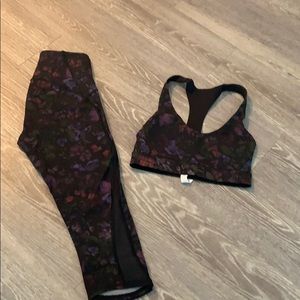 Lululemon Athletica 4 set top bra pants leggings